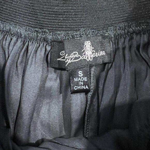 Dirty Ballerina Long Solid Grey Maxi Skirt Elastic Waist Size Small - Picture 3 of 3